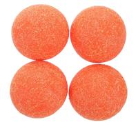 FRCOLOR 4pcs Orange Plastic Tabletop Foosball Balls 36mm Standard Competition Size for Foosball Table with Intensified Gameplay Suitable for Office Breaks and Competitive Play