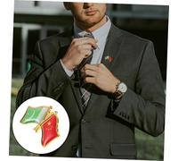 FRCOLOR 4pcs Pakistan China Friendship Metal Brooch Lapel Pins for Jackets Hats Backpacks Patriotic National Flag Badge Party Favor