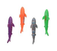 FRCOLOR 4Pcs Portable Diving Sharks Wear Resistant Pool for Fun Summer Swimming Accessories for Underwater Training and Play