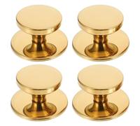 FRCOLOR 4pcs Pot Cover Handle Replacement Pot Lid Knob Large Stainless Steel Friction Resistant Wear-Resistant Kitchen Cookware Accessories and Wok