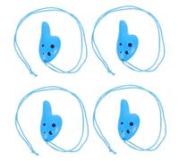 FRCOLOR 4pcs Professional Boys and Girls Ocarina Beginner Instrument Portable Music Toy