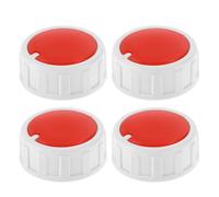 FRCOLOR 4pcs Radiator Temperature Control Knob Heater Control Knobs Replacement 6mm Shaft Hole Plastic Fan Speed Secure Connection for Multi-device Households