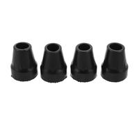 FRCOLOR 4pcs Replacement Rubber Walking Stick Tips for Canes with 19mm Heightened Design, Noise Reduction and Fine Traction Features, Suitable for Elderly Users during Household