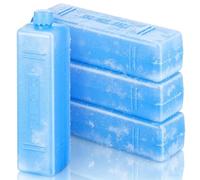 FRCOLOR 4pcs Reusable Ice Crystal Box for Cooler with Reliable Temperature Control and Compact Portable Design, Small Freezer Blocks for Cold Chain Logistics and Commercial Transportation