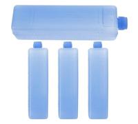 FRCOLOR 4pcs Reusable Ice Packs Lunch Ice Packs Freezer Blue Pe Rubber Simple Shape Good Cooling Effect Easy to Store for Air Cooler Use Bags