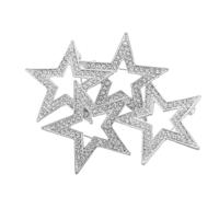 FRCOLOR 4pcs Rhinestone Star Brooch Pin Zinc Alloy Five Pointed Badge Elegant Lapel Pins for Women Wedding Party Suit Bag Decoration Fashionable Star-shaped Accessory