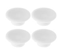 FRCOLOR 4pcs Rubber Freezer Drain Hole Plugs round Flexible Pipe Stoppers Leak-proof Refrigerator Cooler Drainage Caps Universal Replacement Parts for Ice Makers