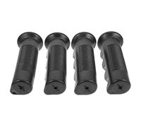 FRCOLOR 4pcs Rubber Shopping Cart Handle Covers Skid Grip Sleeves for Grocery Trolleys and Baskets Ergonomic Design for Comfort and Safety