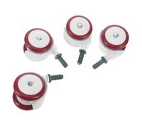 FRCOLOR 4pcs Silent Walker Wheels Replacement Plastic Wear Resistant Casters with Swivel Rotation for Smooth Steering and Motor Skill Development Noiseless Stroller Accessories for Home