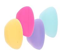 FRCOLOR 4pcs Silicone Flute Thumb Rest Cushion Finger Protectors for Flute Accessories Soft Finger Rest Mat for Wind Instruments
