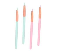 FRCOLOR 4pcs Silicone Lip Makeup Brush Professional Lipstick Applicator Travel Gloss Brush Lip Balm Applicator