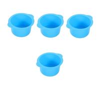FRCOLOR 4pcs Silicone Wax Warmer Bowl 400ml Removal Warmer Replacement Liner for Wax Melt Burner