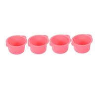 FRCOLOR 4pcs Silicone Wax Warmer Bowl for Hair Removal 400ml Replacement Liner for Wax Melt Warmer