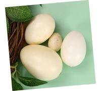 FRCOLOR 4pcs Simulation Bird Eggs Realistic Speckled Egg for Painting Practice and Educational Play
