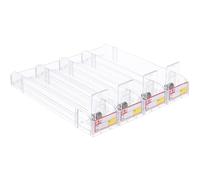 FRCOLOR 4pcs Smoke Pusher Finishing Rack for Auto-Cigarette Showcase Practical Cigarette Display Stand in Pack Simple Cigarette Rack Holder for Retail Display Stand