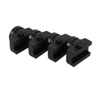 FRCOLOR 4pcs Splatter Balls Shooter Adapter Practical Plastic Replacement Connector for Outdoor Blasters Easy to Attach Detach Compatible with Various for Endless Fun