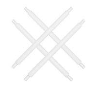 FRCOLOR 4pcs Stainless Steel Playpen Tubes 22.79' Replacement Rods for Playpen Frame Accessories Safety Fence Poles for Home Nursery Use