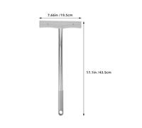 FRCOLOR 4pcs Stainless Steel Sign Holder Rods Sturdy and User-friendly Handheld Sign Display Rods for Everyday Use and Victory Parades Silver Outdoor Display Board
