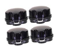 FRCOLOR 4pcs Stove Knob Covers for Gas Hob Child Safety Protectors, Plastic Material, Tear Resistant and Heat Resistant, Kitchen Safety for Home Use