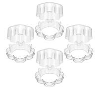 FRCOLOR 4pcs Stove Knob Covers for Gas Stove Knob Child Proof Safety Locks, Plastic Material Tear Resistance and Convenient Replacement, for Baby Safety in Kitchen