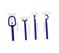 FRCOLOR 4pcs Tongue Tip Trainer for Muscle Exercise Lateralization and Elevation Tools Oral Therapy Tool for Boys and Girls and Adults