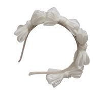 FRCOLOR 4pcs Vintage Bowknot Headband Bow Hairband Headband for Women Girls Bridal Hair Accessories Festival Party