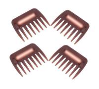 FRCOLOR 4pcs Wide Tooth Texture Comb for Hair Stylist Men S Detangling Barber Tools for Haircutting and Hairdressing Salon Use Plastic Styling Combs for Slicked-back and Shaping Hair