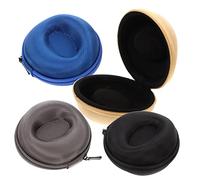 FRCOLOR 4pcs Zipper Watch Container for Travel Outdoor Use Scratch Resistant Eva Smartwatch Case Organizer in Black Gray Blue and Gold Colors