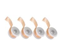 FRCOLOR 4Rolls Self-Adhesive Transparent Heel Cushion Pads for Women Invisible Anti-Slip Comfort Inserts Blister Prevention Protection for High Heels Sandals and Everyday Footwear
