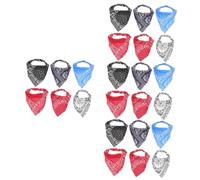FRCOLOR 4sets Bandana Scarf for Women Girls Chiffon Hairband Stylish Headwear for Daily Wear 6pcs*4