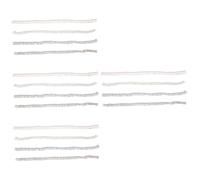 FRCOLOR 4sets Doll False Lashes Wispy Eyelashes Fake Eyelashes Pack Decorative Doll Accessories Diy Crafts 4pcs*4