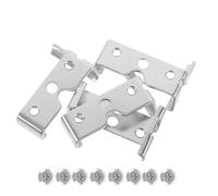 FRCOLOR 4sets Electric Clipper Scissor Mount Holder Cover Silver Compatible for Barber Clipper Repair Parts Professional Parts for Salon Use