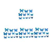 FRCOLOR 4sets Elegant White Butterfly Hair Clips for Girls Bohemia Hairpins Purple Accents 12pcs*4