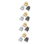 FRCOLOR 4sets Mini Claw Clips for Women Small Claw Hair Clips Metal for Fine Hair Styling 3pcs*4