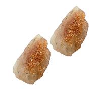 FRCOLOR 4sets Raw Stone Chakra Crystals Healing Stones Meditation Yoga Portable 2pcs*4
