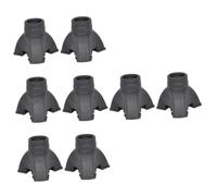 FRCOLOR 4sets Walking Stick Foot Protector Crutch Pad Walking Stick Ferrules Cane Tips Replacement Anti-Slip 2pcs*4
