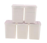 FRCOLOR 5 Boxes Nail Art Remover Pads Lint Soft Cotton Ultra Absorbent Wipes for Gel Nail Polish Removal Reusable Salon Accessories for Gel Manicures