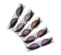 FRCOLOR 5 Pairs False Eyeshadow Eyelash Stickers for Women, Cosmetic Eye Shadow and Lash Patches, Lightweight Beauty Makeup Decals for Daily Wear, Parties, and Dates