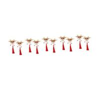 FRCOLOR 5 Pairs Vintage Chinese New Year Hair Clips Aesthetic Girls Hair Accessories Dragon Horn Tassel Barrettes for Women