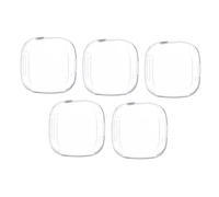 FRCOLOR 5 Pcs Transparent Tpu Watch Screen Protector Case Compatible with Fitbit Shockproof Frame Covers with Full Touch Sensitivity and Easy Access to Buttons Protective Shell for Daily