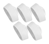 FRCOLOR 5 Pcs White Sailor Hats for Adults, Classic Nautical Look Polyester Captain Hats with Structured Shape, Comfortable Fit and Stable Wear, for Yacht Themed Weddings and Marine
