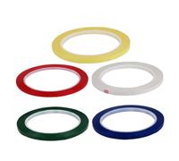 FRCOLOR 5 Rolls Violin Fingerboard Stickers Easy to Apply Fretboard Guide for Beginners Color Coded Note Markers Red Yellow White Green Blue Enhance Learning Efficiency