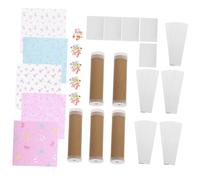 FRCOLOR 5 Sets DIY Kaleidoscope Material Kits for Handmade Educational Craft Supplies Easy Assembly Parent Interactive Learning Optical Science Exploration