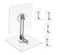FRCOLOR 5 Sets No Drill Furniture Wall Anchors Tip Straps for Proofing Tv Stands Bookshelves Dressers Safe Safety Furniture Brackets Protection