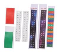 FRCOLOR 5 Sets Thumb Piano Note Stickers for Beginners Keyboard Decals with Safe Material Easy to Paste and Remove Durable Smooth Surface Instrument Accessories