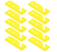 FRCOLOR 50 Pcs Automatic Chicken Waterer System Adjustable Yellow Pp Water Line Height Adjustment Clips for Poultry Easy Installation Suitable for Automatic Water Lines