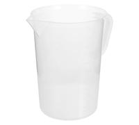 FRCOLOR 5000ml Plastic Measuring Jug with Dual Scale, Heat Resistant and Reusable, Practical Measuring Cup for Liquids and Creams, Kitchen Baking Tool