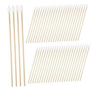 FRCOLOR 500Pcs Precision Cotton Swabs Long Makeup Applicator Sticks with Pointed Tips for Detailed Cleaning Nail Care and Makeup Adjustments Multi Purpose Swabs