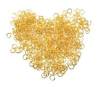 FRCOLOR 500pcs Stainless Steel Open Jump Rings Jewelry Repair Kit for Necklace Bracelet Keychain DIY Crafting Connectors