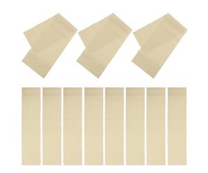 FRCOLOR 50pcs Antique Style Xuan Calligraphy Paper Sheets, Half-ripe Thickened Rice Paper for Chinese Painting and Writing Brush Practice, Light Pastel Colors with Gold Sprinkles, Suitable